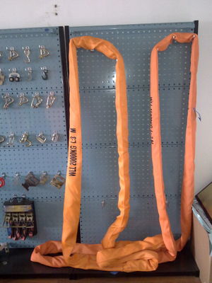 কেনা WLL 20T ভারী ডিউটি অবিরাম রাউন্ড স্লিং পলিয়েস্টার EN1492-2 নরম কমলা online manufacture