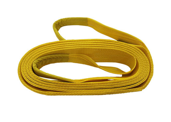 কেনা ভারী দায়িত্ব নির্মাণ ডাবল ফ্ল্যাট বোনা Webbing Sling শিল্প উত্তোলন Slings online manufacture