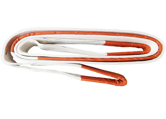 কেনা চার প্লাই পলিস্টার 50T ওয়েব স্লিংস শিল্প প্রক্রিয়াকরণ শিল্প উত্তোলন বেল্ট online manufacture