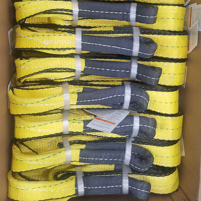কেনা Heavy Duty Lifting Polyester Lifting Sling Offering Elongation Less Than 7 Percent Suitable for Industrial Lifting Needs online manufacture